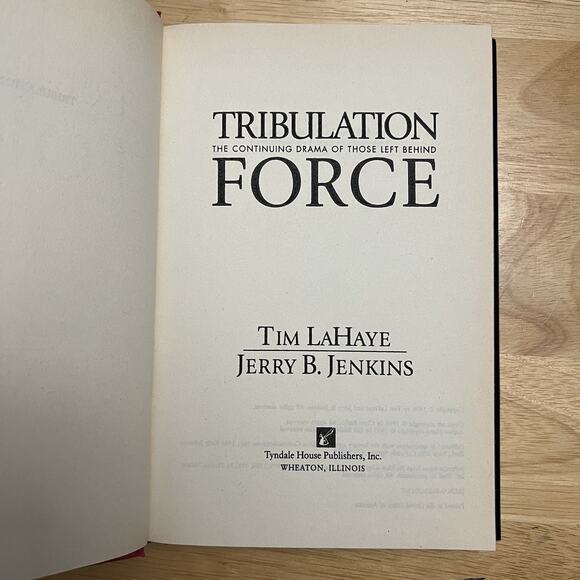 Left Behind Series Hardcover Book 2 Tribulation Force Tim LaHaye Jerry B Jenkins - Picture 3 of 7